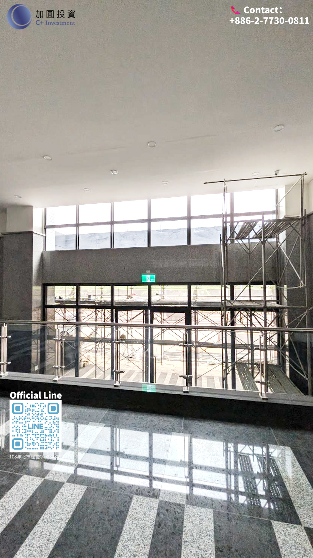 Brand new factory office! 3 loading docks! Convenient Ground floor for easy logistics!